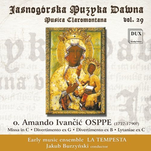 Osppe / La Tempesta / Burzynski - Musica Claromontana 29 [CD]