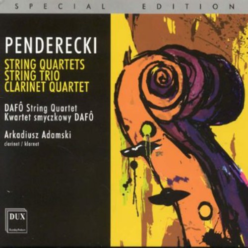 Penderecki / Dafo String Quartet / Adamski - String Quartets String Trio Clarinet Quartet [CD]