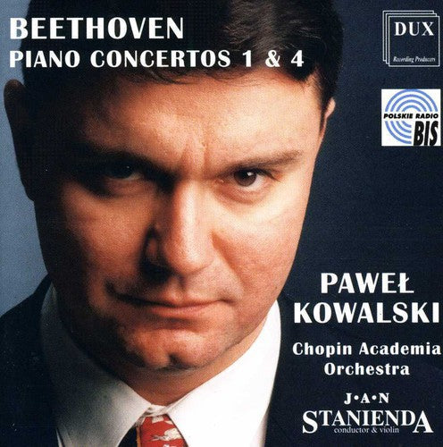 Beethoven / Kowalski / Stanienda - Piano Concertos 1 & 4 [CD]
