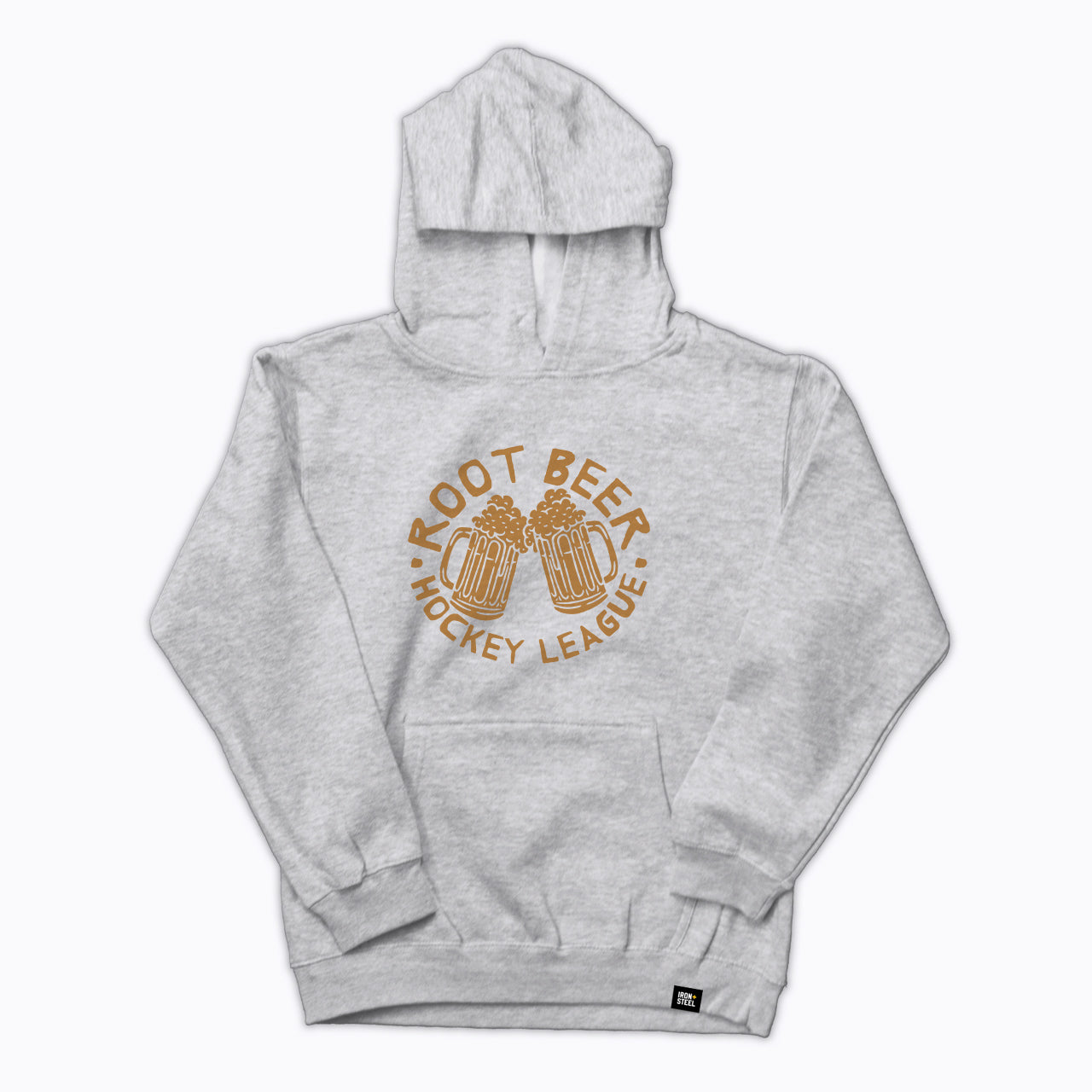Root Beer Hockey League Kids Fleece Hoodie