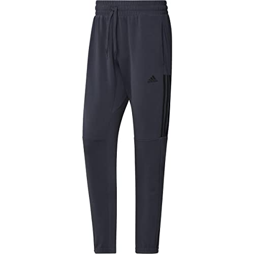 adidas Men's AEROREADY Yoga Pants, Shadow Navy/Black, X-Large