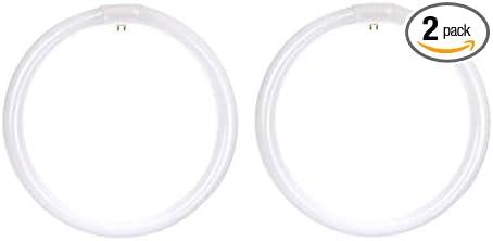 Ciata FC12T9/CW Fluorescent T9 Circline Ceiling Light Bulb, 32 Watt, 4100K - 2 Pack