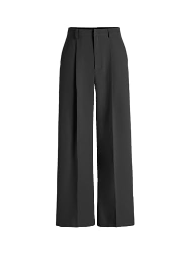 CIDER High Waist Pleated Wide Leg Pants