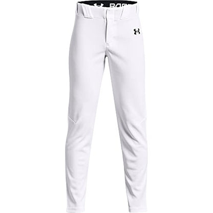 Under Armour Boys' Gameday Vanish 21 Pants , White (100)/Black , Youth Small