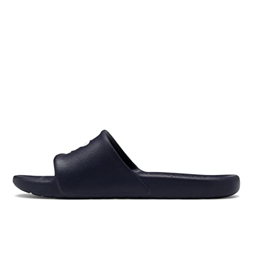 New Balance Unisex-Adult 100 V1 Slide Sandal, Navy/Navy, 12.5 Wide Women/11 Men