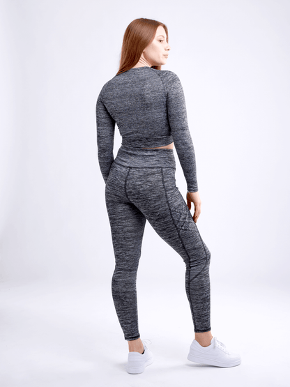 JupiterGear High-Waisted Criss-Cross Training Leggings with Hip Pockets