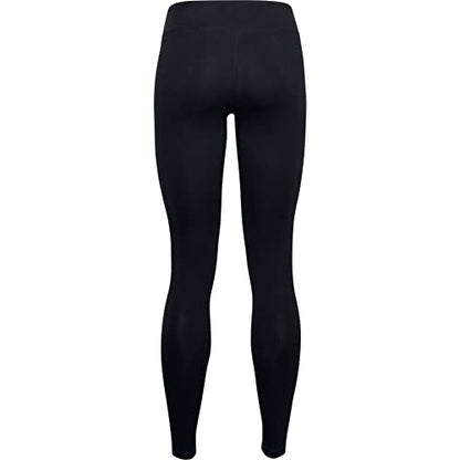 Under Armour Women's Favorite Wordmark Leggings , Black (001)/White , Large