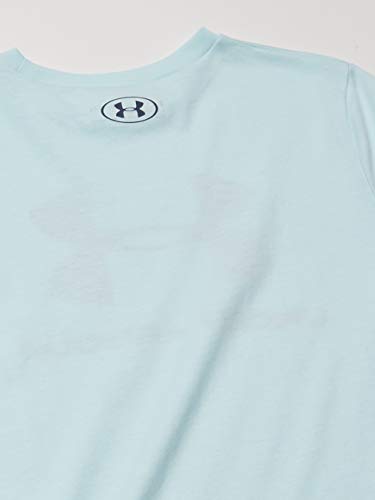 Under Armour Boys' Sportstyle Logo Shorts Sleeve T-Shirt , Rift Blue (462)/Blue Ink , Youth X-Small