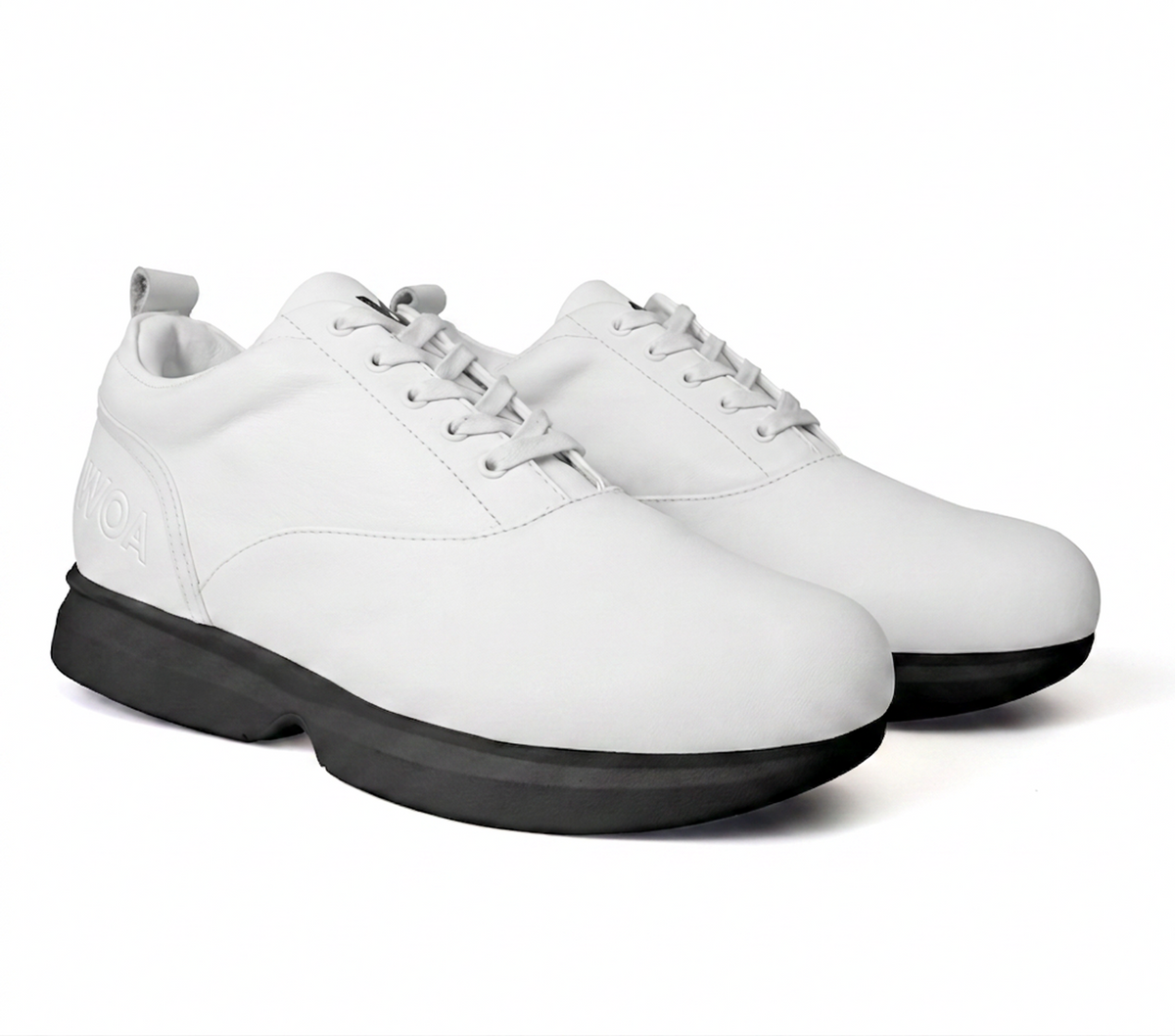 White & Black All-Day WOA Dress Sneaker