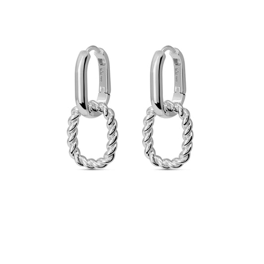 Croissant Link Earrings