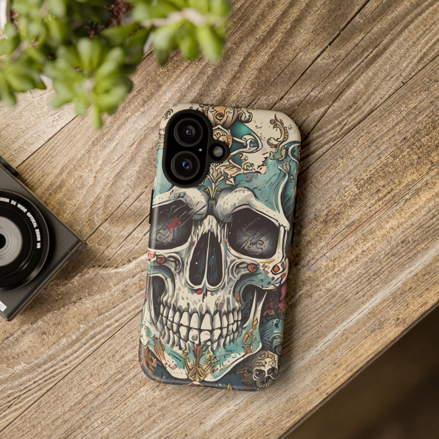 Abstract Skull Tough Phone Case
