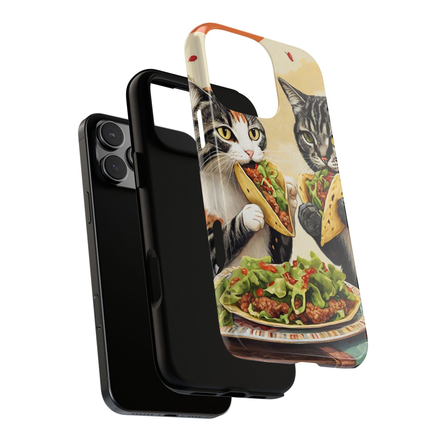 Funny Taco Cat Tough Phone Case
