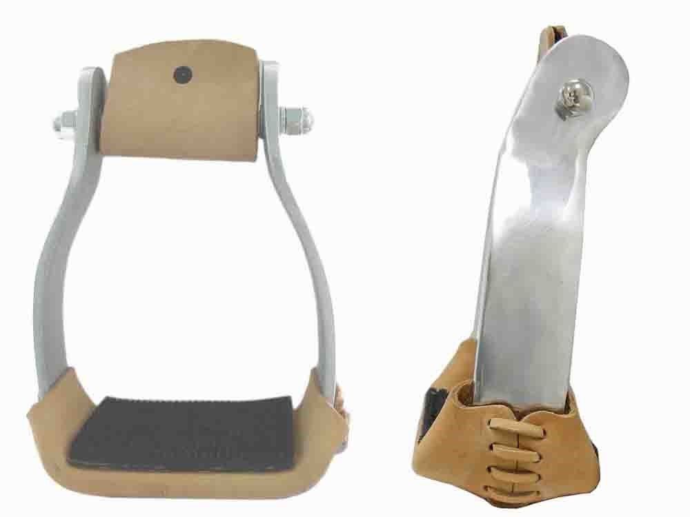 AJ Tack Aluminum Offset Stirrups