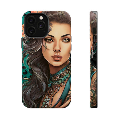 Vibrant Beauty Magnetic Tough Phone Case