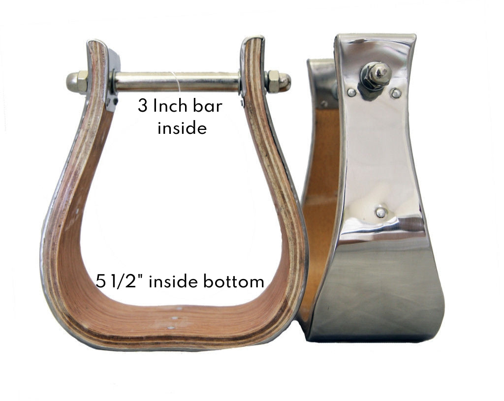 AJ Tack Monel Stirrups