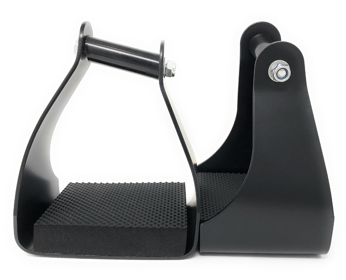 AJ Tack Angled Aluminum Trail Stirrups