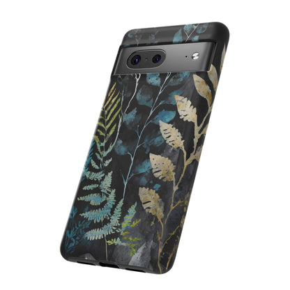 Dark Floral Tough Phone Case