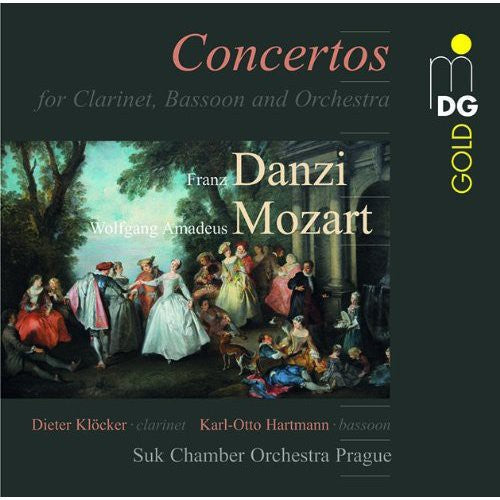 Danzi / Klocker / Hartmann / Suk Chamber Orch - Concertos for Clarinet Bassoon & Orchestra Music CD