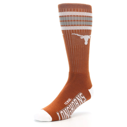 Texas Longhorns Socks - Men's Athletic Crew Socks