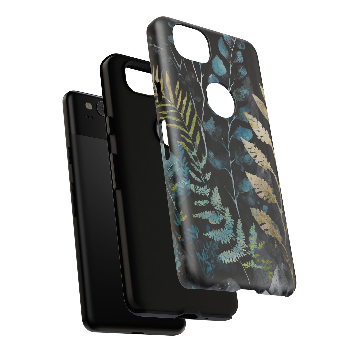 Dark Floral Tough Phone Case
