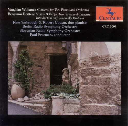 Vaughan Williams / Joan Yarbrough / Cowan,Robert - Cto for 2 Pianos / Britten: Scottish Ballad, Intro Music CD