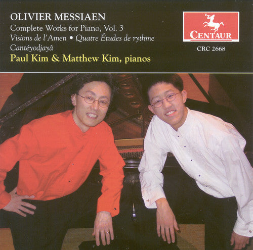 Double Edge - Visions de L'amen for 2 Pianos / Quatre Etudes Music CD
