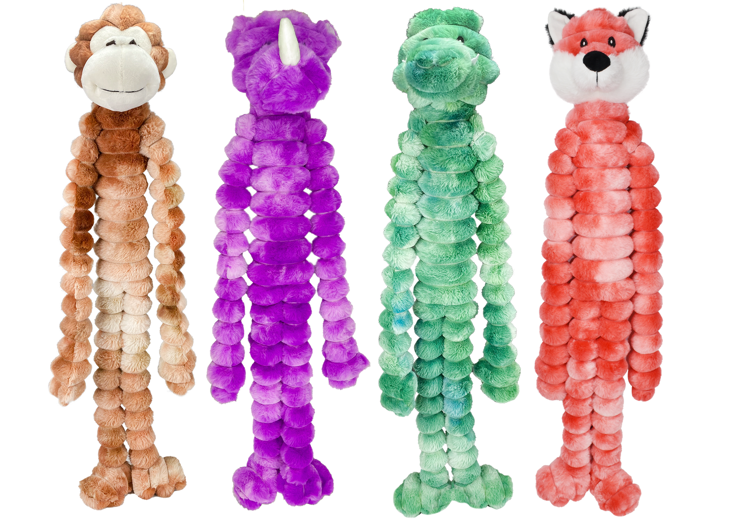 Multipet Crimpy Palz - Assorted Animals 20"