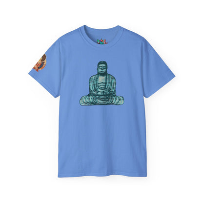 Fine Art Buddha Chalk Drawing Print Unisex Ultra Cotton Tee