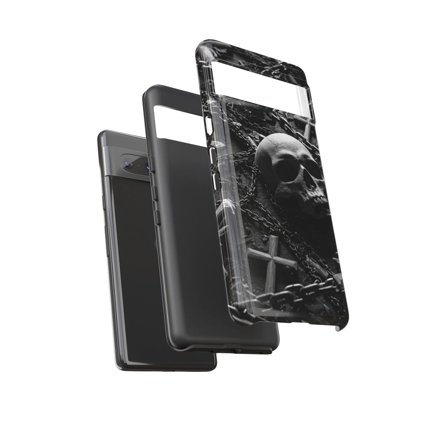 Gothic Skull Tough Phone Case