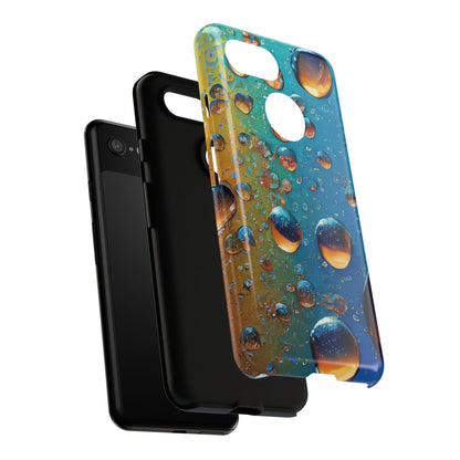 Colorful Water Droplets Tough Phone Case