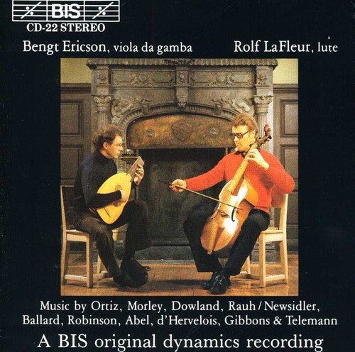 Rolf Lafleur - Viola Da Gamba & Lute Music CD