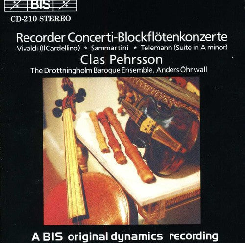 Vivaldi / Pehrsson / Drottningholm Baroque Ens - Recorder Concerti / Suite - Music CD