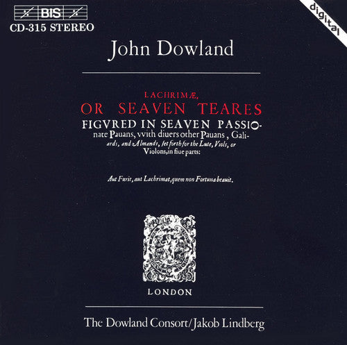 Dowland Consort - Lachrymae [CD]