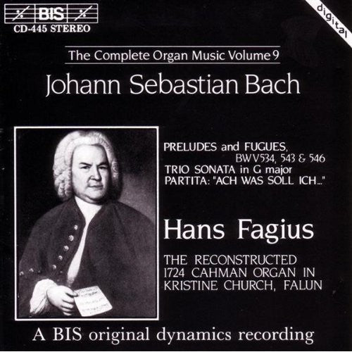 HANS FAGIUS - Organ Works 9 Music CD