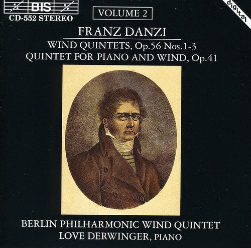 Love Derwinger - Wind Quintets Op56 Music CD