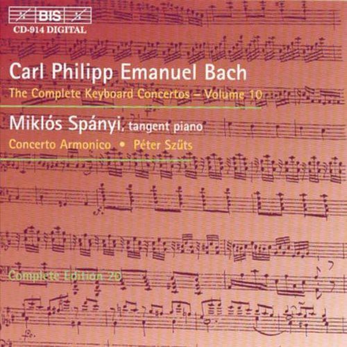 C Bach PE / Spanyi / Szuts / Concerto Armonico - Keyboard Concertos 10 [CD]