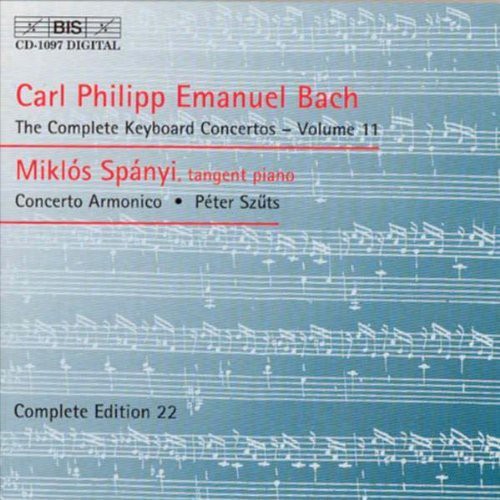 Miklos Spanyi - Keyboard Concertos 11 Music CD