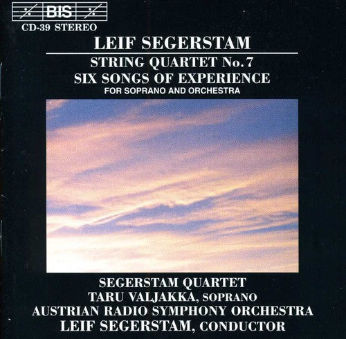 Austrian Radio Symphony Orchestra - String Quartet 7 / 6 Songs of Experience [CD]