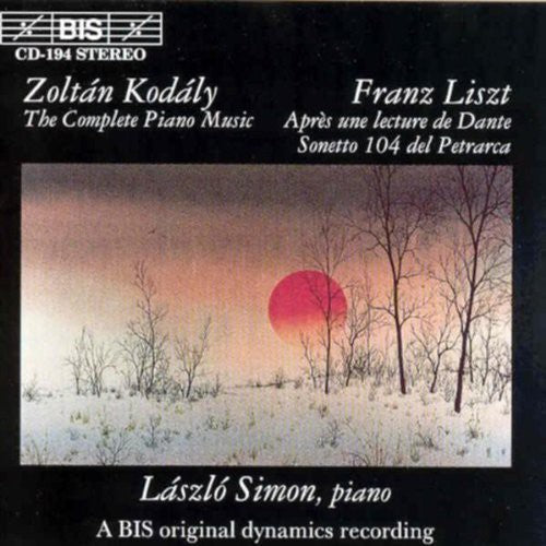 Laszlo Simon - Marosszek Dances / Apres Un Lecture de Dante Music CD