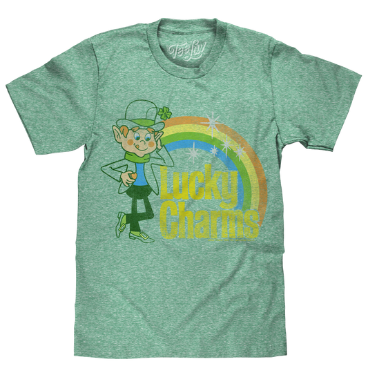Lucky Charms Vintage Lucky the Leprechaun T-Shirt - Kelly Snow