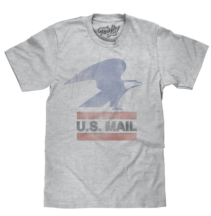 U.S. Mail Eagle Logo T-Shirt - Gray