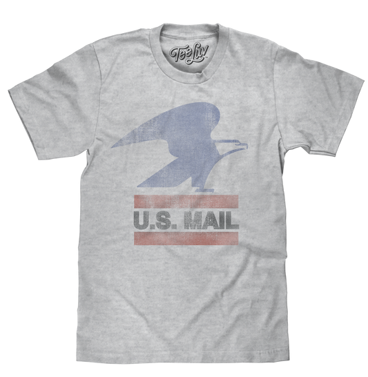 U.S. Mail Eagle Logo T-Shirt - Gray