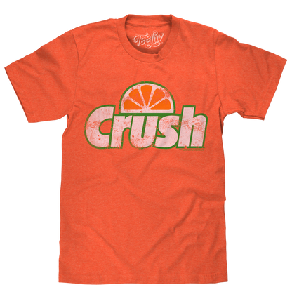 Vintage Orange Crush Logo T-Shirt - Orange
