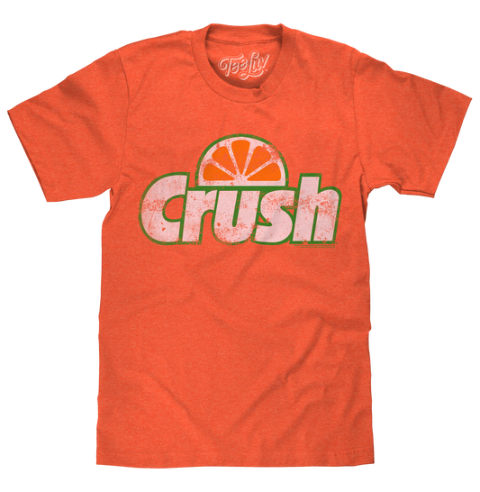 Vintage Orange Crush Logo T-Shirt - Orange