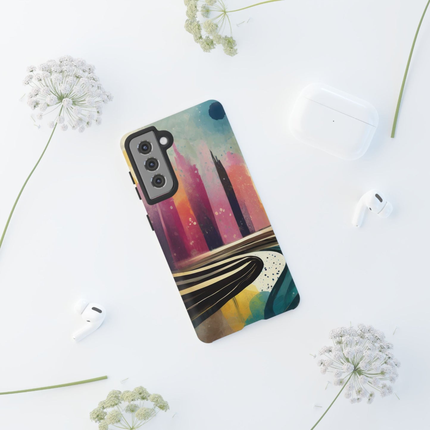 City Skyline Vibrant Tough Phone Case