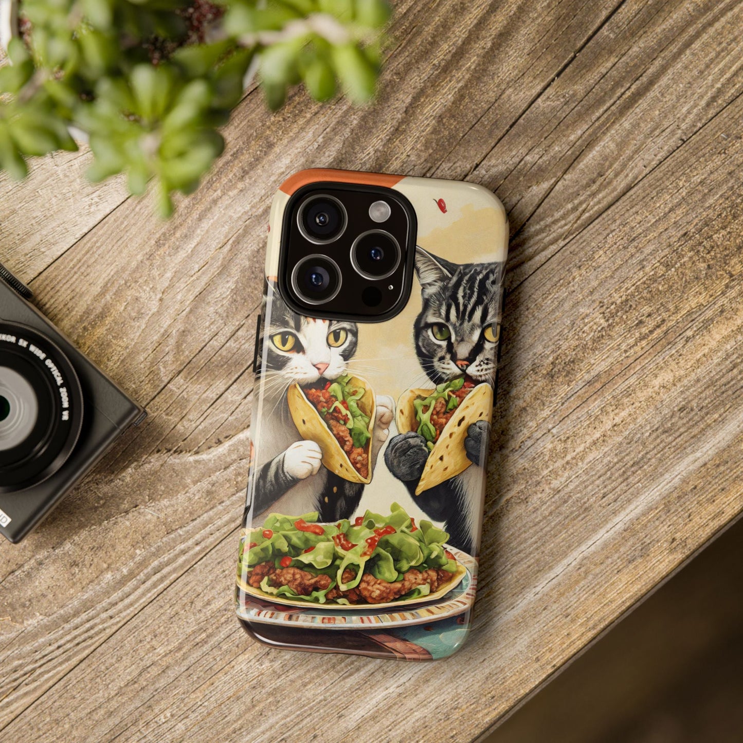 Funny Taco Cat Tough Phone Case
