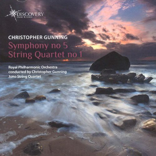 Gunning / Rpo / Juno String Quartet - Symphony No 5 / String Quartet No 1 [CD]