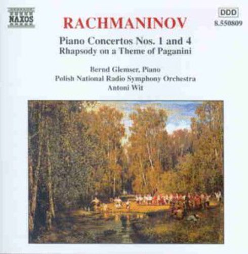Glemser / Polish Nrso / Wit - Piano Ctos 1 & 4: Rhapsody On A Theme Of Paganini - Music CD