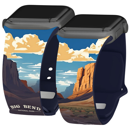 National Parks Big Bend HD Fitbit Versa 3 & Sense 1 Watch Band