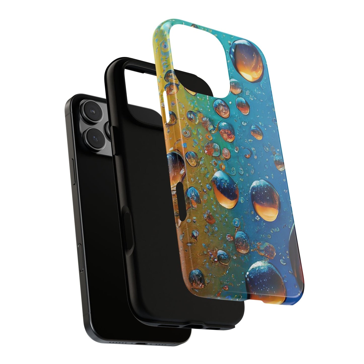 Colorful Water Droplets Tough Phone Case